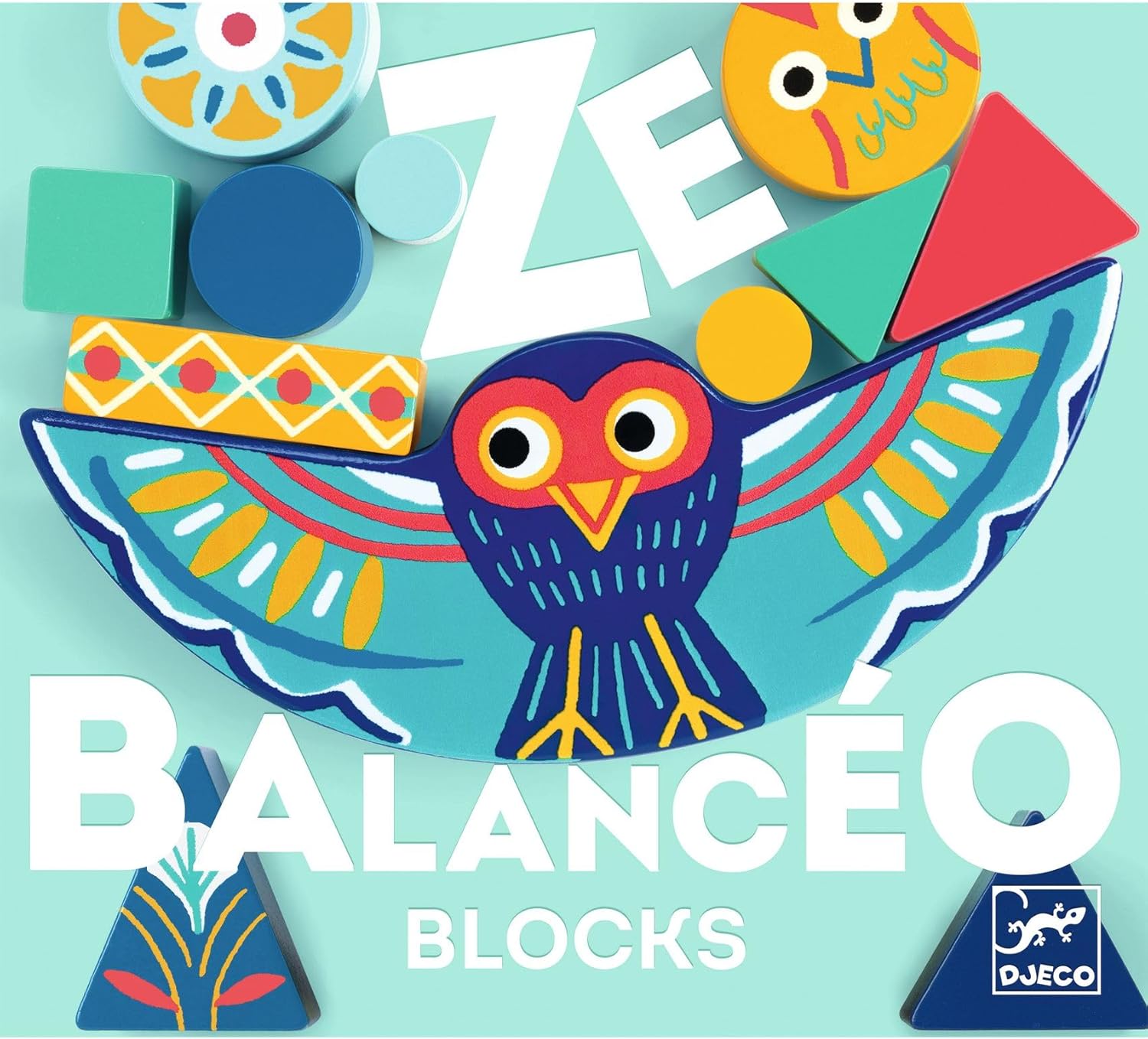 Набор деревянных фигур "Ze Balanceo" DJECO, DJ06433