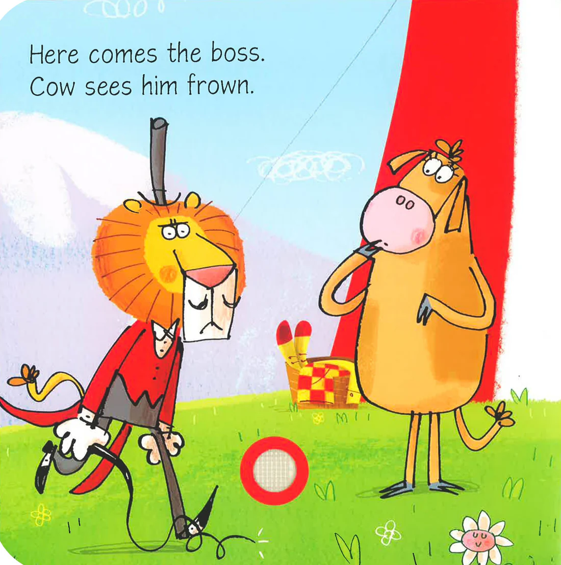 Книга "Cow takes a bow" (а) (0558) 3