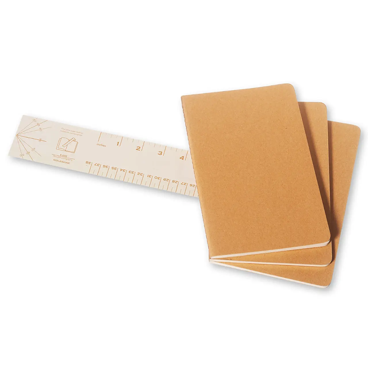 Записник Беж середній клітина, Moleskine Cahier, QP417VF 2