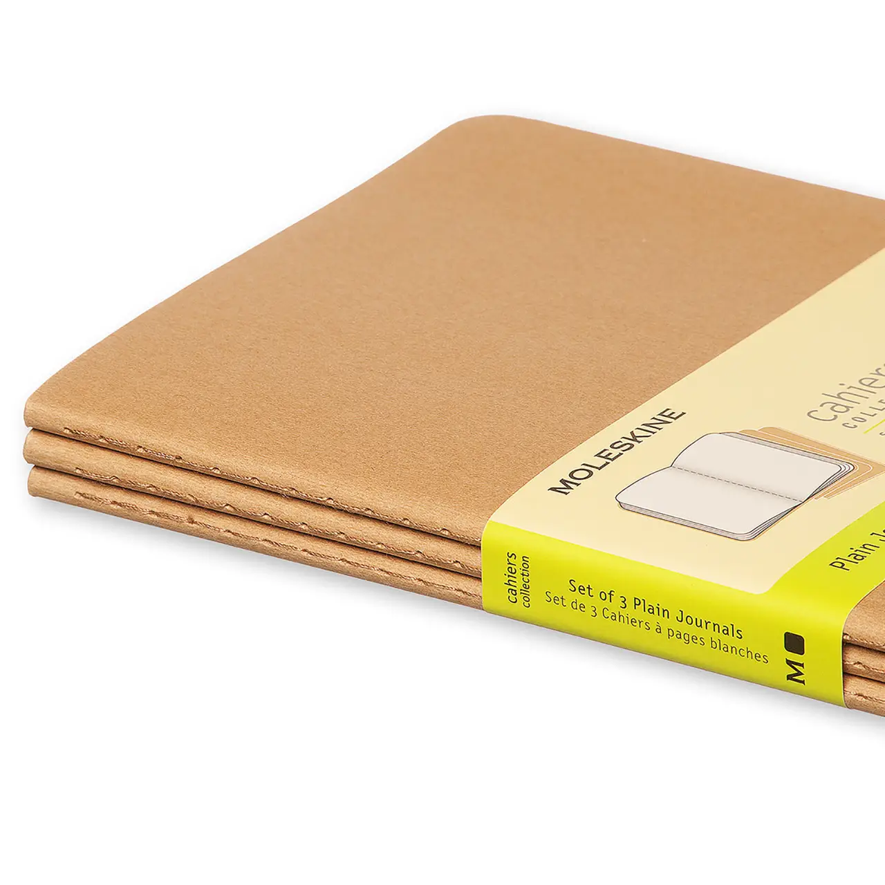 Записник Беж середній клітина, Moleskine Cahier, QP417VF 4