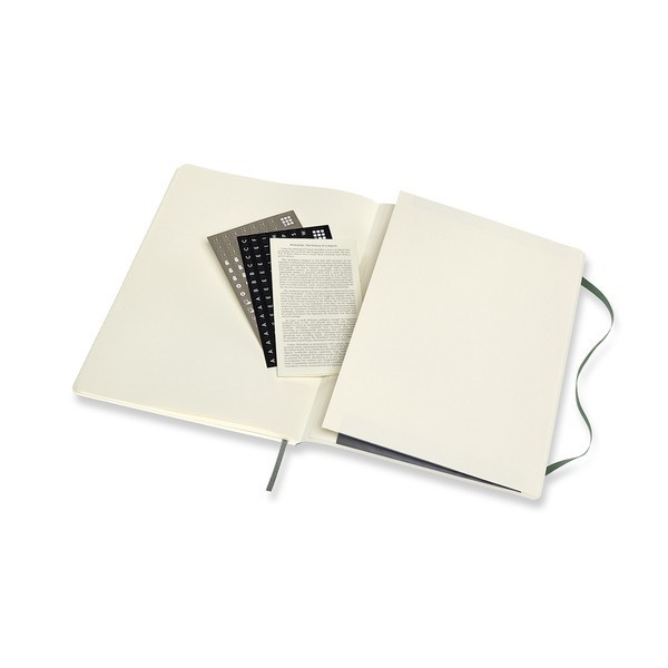 Записник Лісовий зелений м`який недатований великий, Moleskine PRO, PROPFNTB4SK19 7