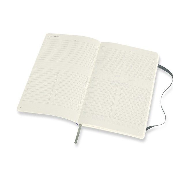 Записник недатований Лісовий зелений м`який середній, Moleskine PRO, PROPFNTB3SK19 4