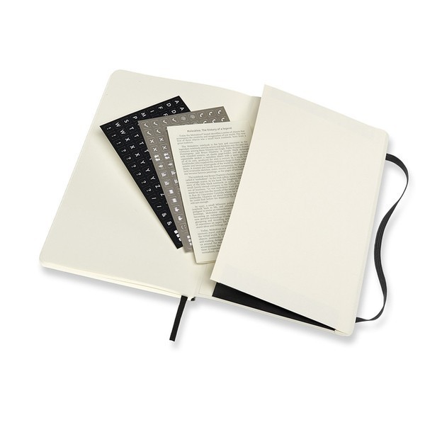 Записник недатований Чорний м`який середній, Moleskine PRO, PROPFNTB3SBK 8