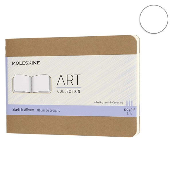 Записник Беж кишеньковий для нарисів, Moleskine Art Cahier, ARTSKA2P3