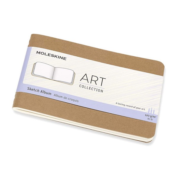 Записник Беж кишеньковий для нарисів, Moleskine Art Cahier, ARTSKA2P3 1