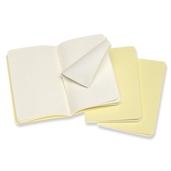 Записник Ніжний Жовтий кишеньк. нелінований, Moleskine Cahier, CH013M23 2