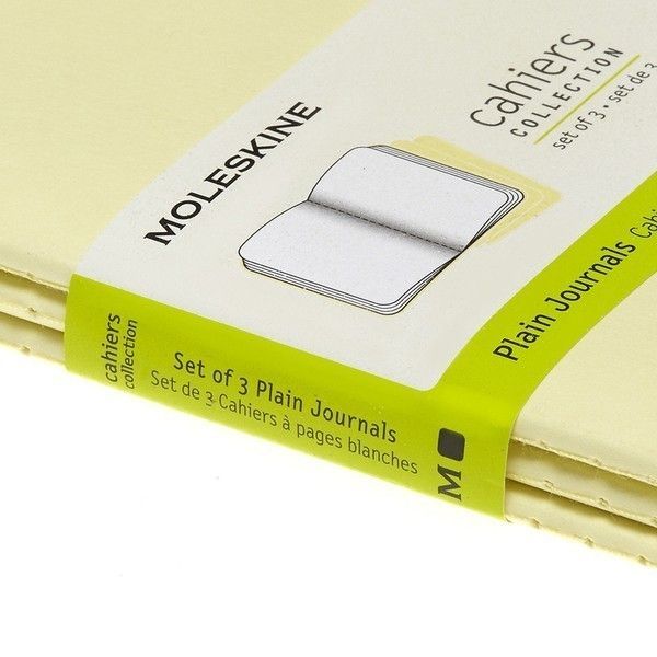 Записник Ніжний Жовтий кишеньк. нелінований, Moleskine Cahier, CH013M23 4