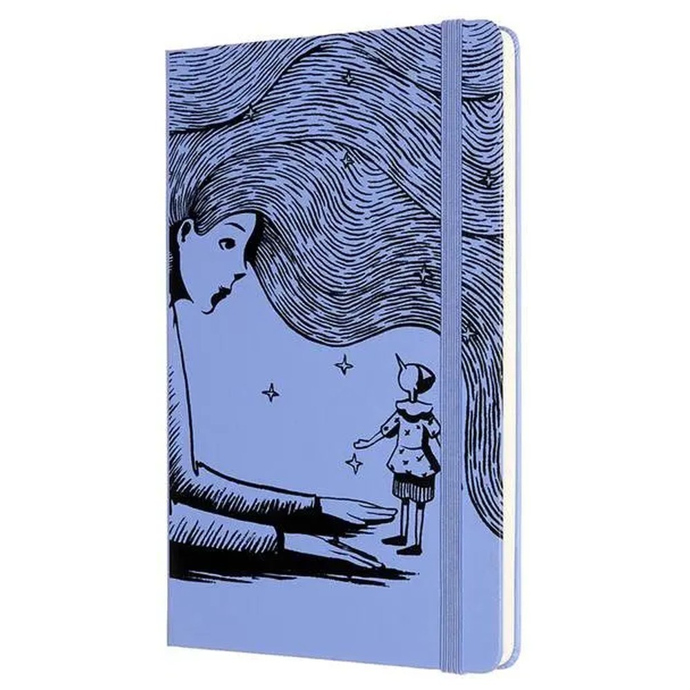 Записник Блакитний середеій нелінований, Moleskine Pinocchio, LEPIQP062C