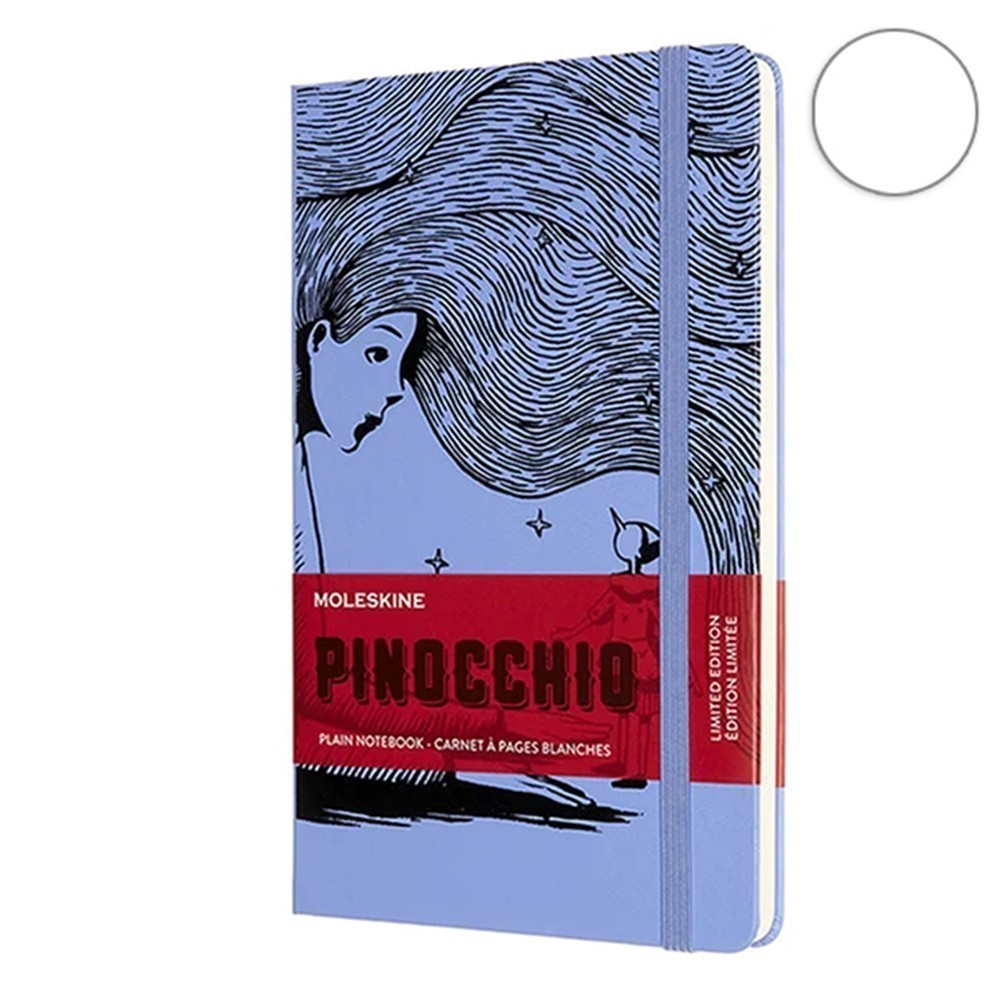 Записник Блакитний середеій нелінований, Moleskine Pinocchio, LEPIQP062C 1