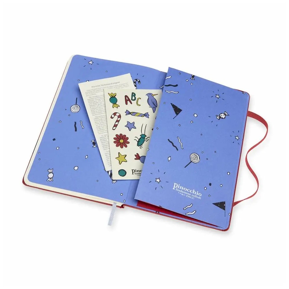 Записник Червоний середеій нелінований, Moleskine Pinocchio, LEPIQP062D 4