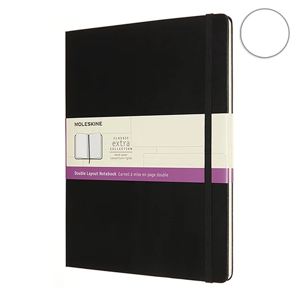 Записник Чорний великий лінійка/нелінований, Moleskine Classic, NB413HBK
