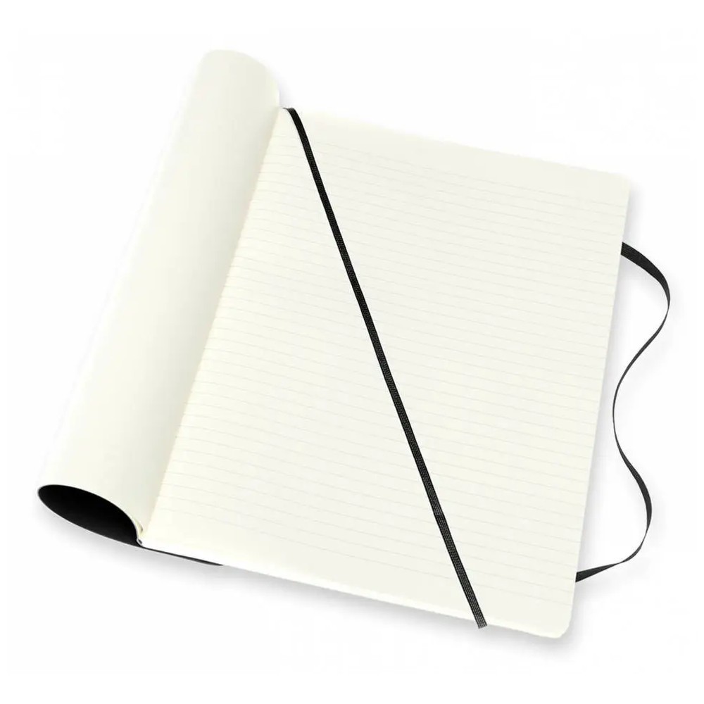 Записник Чорний м’який великий лінійка/нелінований, Moleskine Classic, NB413SBK 2