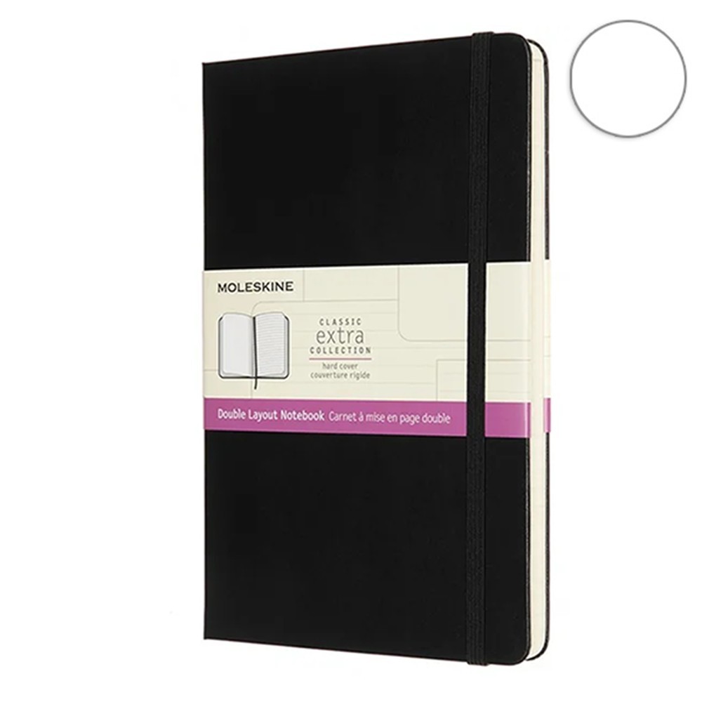 Записник Чорний середній лінійка/нелінований, Moleskine Classic, NB313HBK