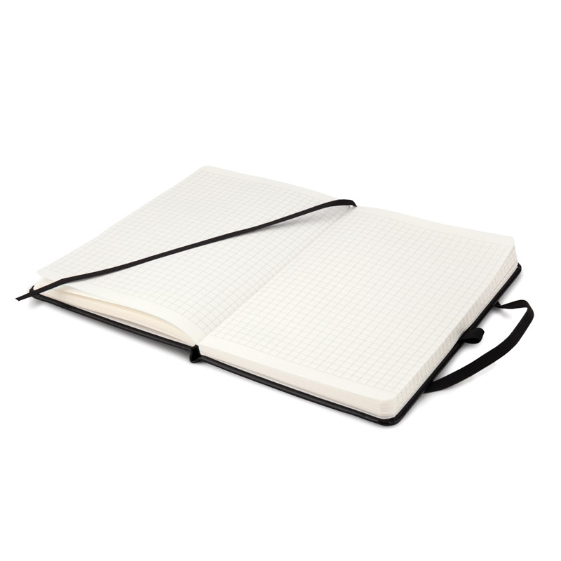 Книга записна Partner Lux 96 арк. 125*195, кліт., чорна, 8202-01-A 6