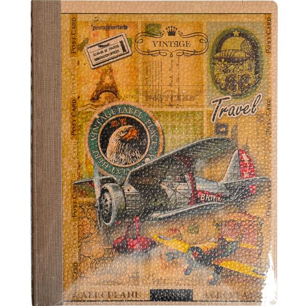 Книжка записна В6 96 арк KRAFT, клітинка, закрита пружина, KS6896К 2