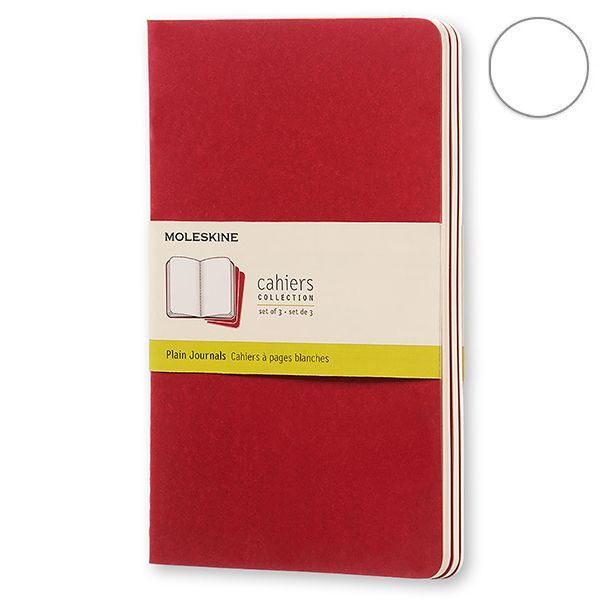Записник Бордо середн. нелінований, Moleskine Cahier, CH118