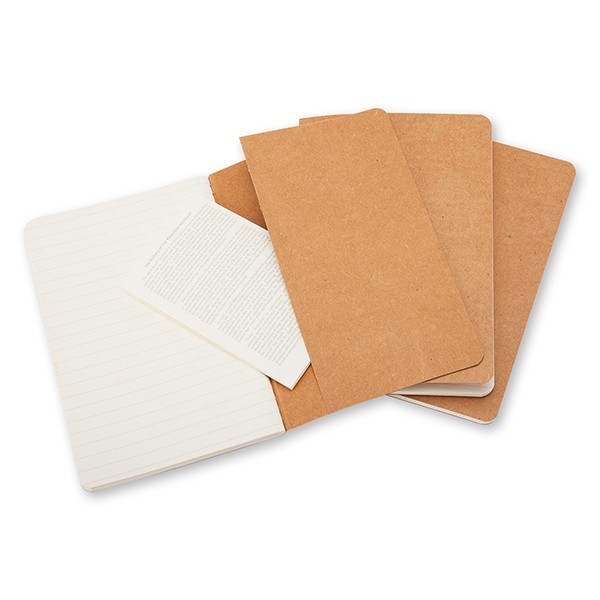 Записник Беж кишеньковий лінійка, Moleskine Cahier, QP411 2