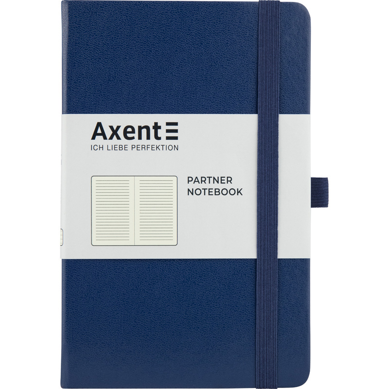 Книга записна Partner 96 арк. 125*195, лін., синя, 8308-02-A