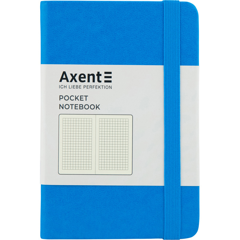 Книга записна Partner 96 арк. 95*140, кліт., блакитна, 8301-07-A