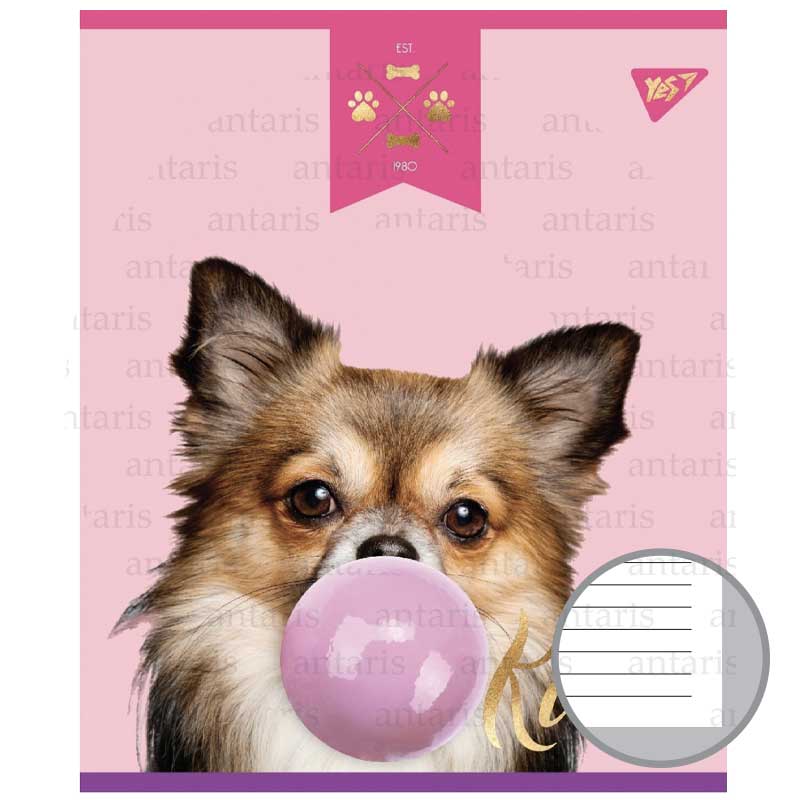 Тетрадь 12 лин. YES "Elegant Dog", 764229 3