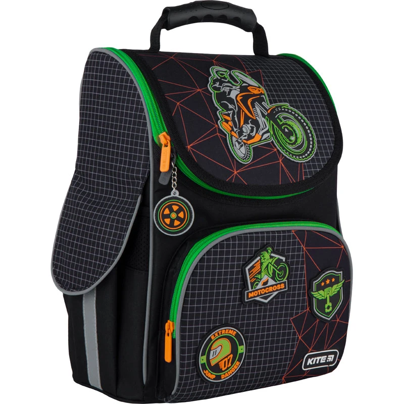 Рюкзак шкільний каркасний Kite Education 501 Motocross, K21-501S-2 1