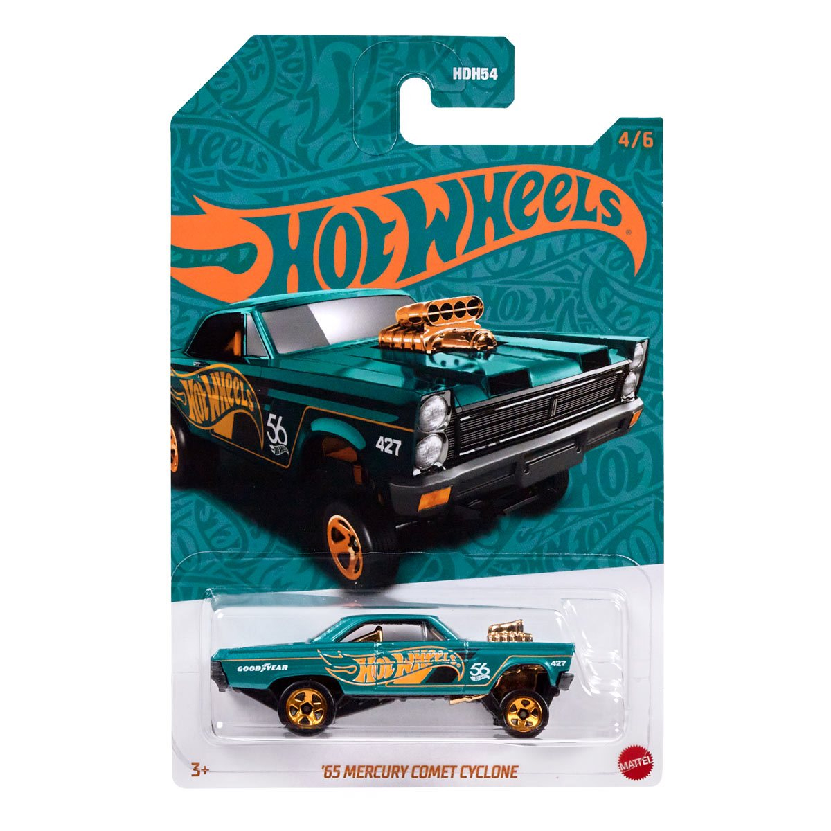 Тематическая машинка "Жемчужные и хромированные" Hot Wheels, в ассортименте, HDH54 1