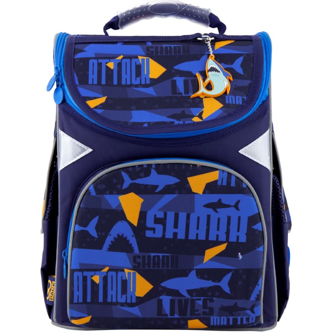 Рюкзак каркасный GoPack Education Shark 5001-15, GO20-5001S-15 1