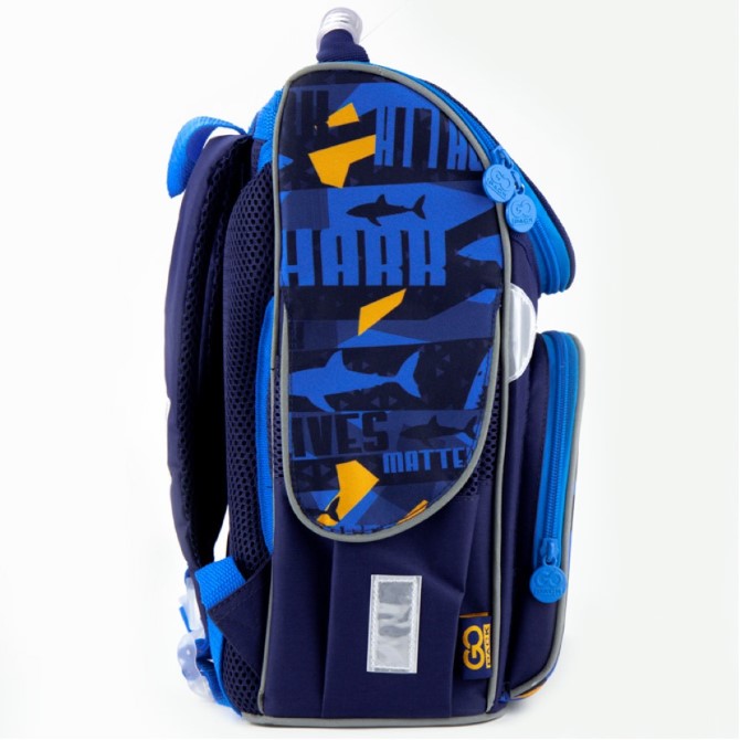 Рюкзак каркасный GoPack Education Shark 5001-15, GO20-5001S-15 5