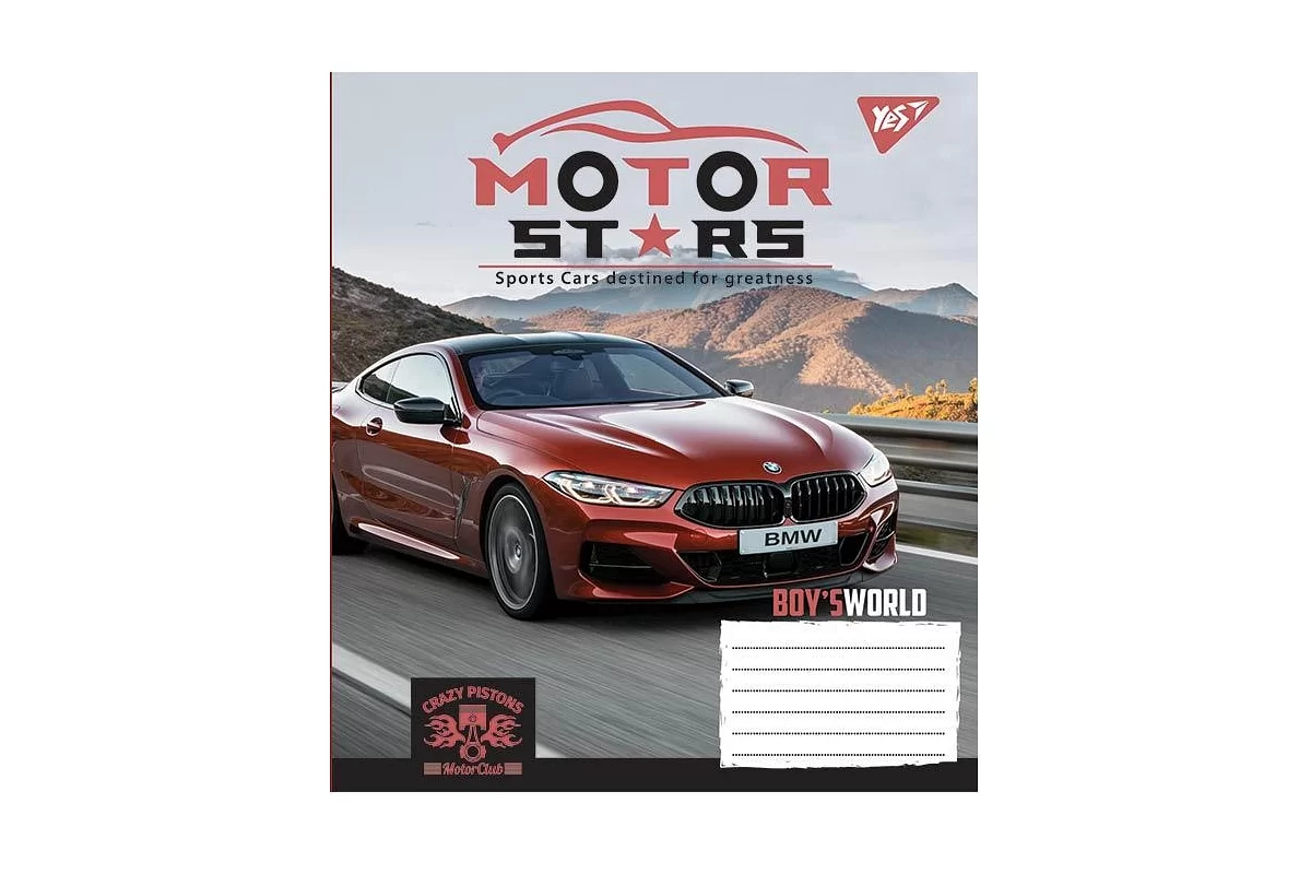 Тетрадь 36 лин. 1В Motor stars, 765399 2