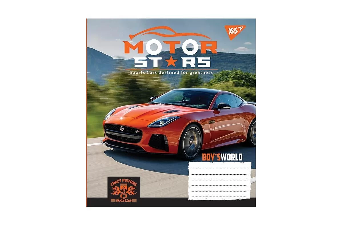 Тетрадь 36 лин. 1В Motor stars, 765399 3