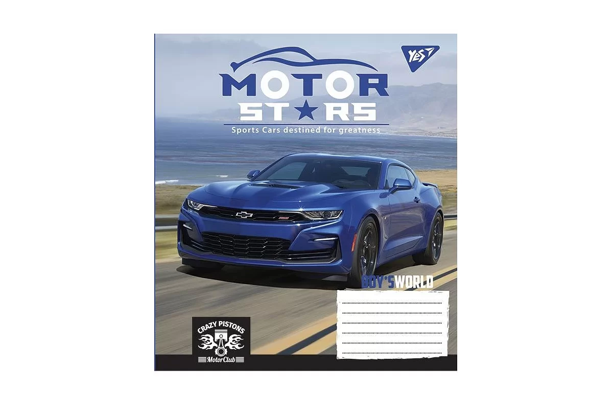 Тетрадь 36 лин. 1В Motor stars, 765399 4