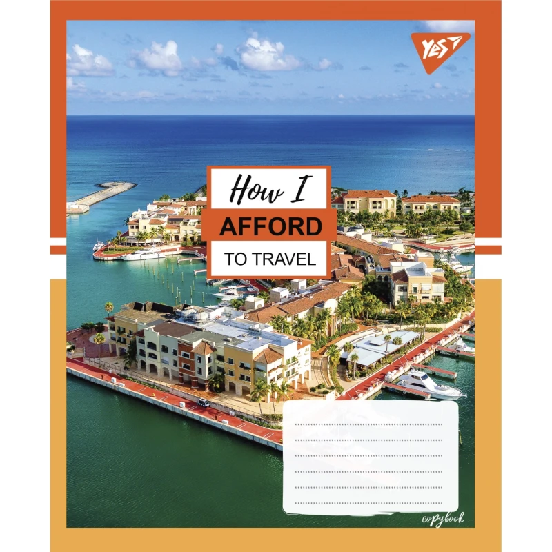 Тетрадь 96 лин. YES Travel, 766131 2