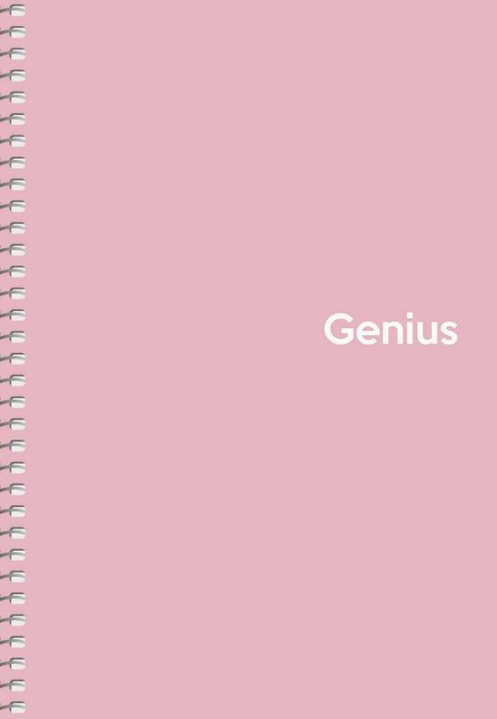Тетрадь А5 80 л. "Genius" кл. пластик, (4603) 2
