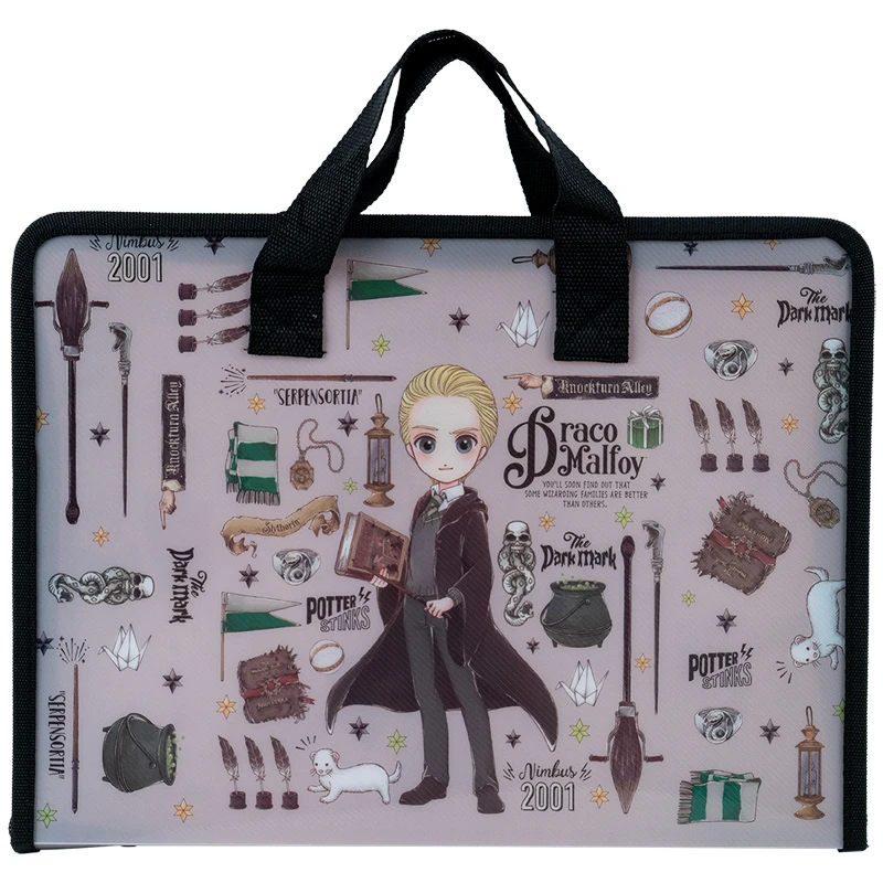 Папка-портфель на молнии, 1 отдел., A4, Harry Potter, HP23-202 1