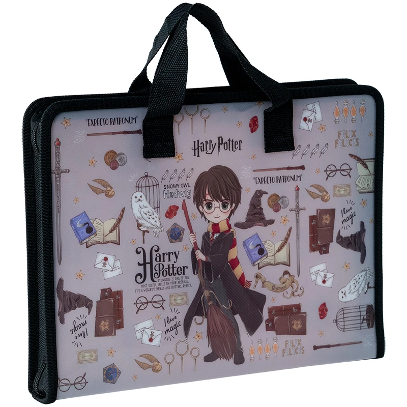 Папка-портфель на молнии, 1 отдел., A4, Harry Potter, HP23-202 2