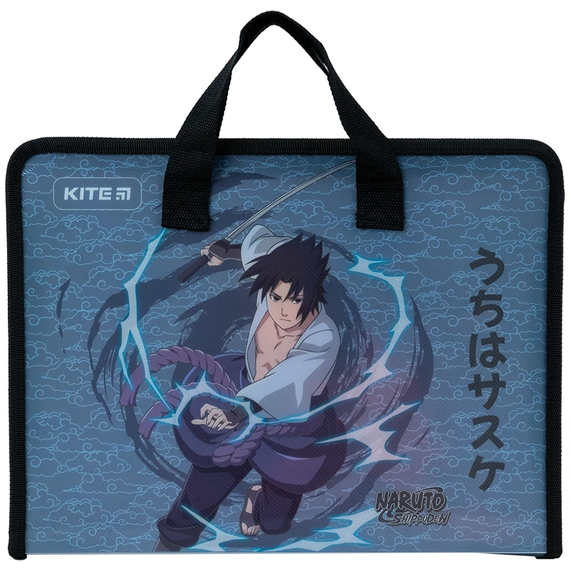 Папка-портфель на молнии, 1 отдел., A4, Naruto Shippuden, NR23-202 1