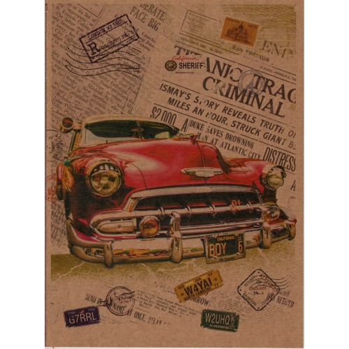 Книжка записная А4 48 л KRAFT, клетка, центр.шов, CS4148K 1