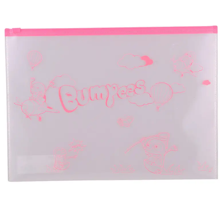 Папка на молнии А4, "Bumpees" микс Deli EZ70102 (70628) 1