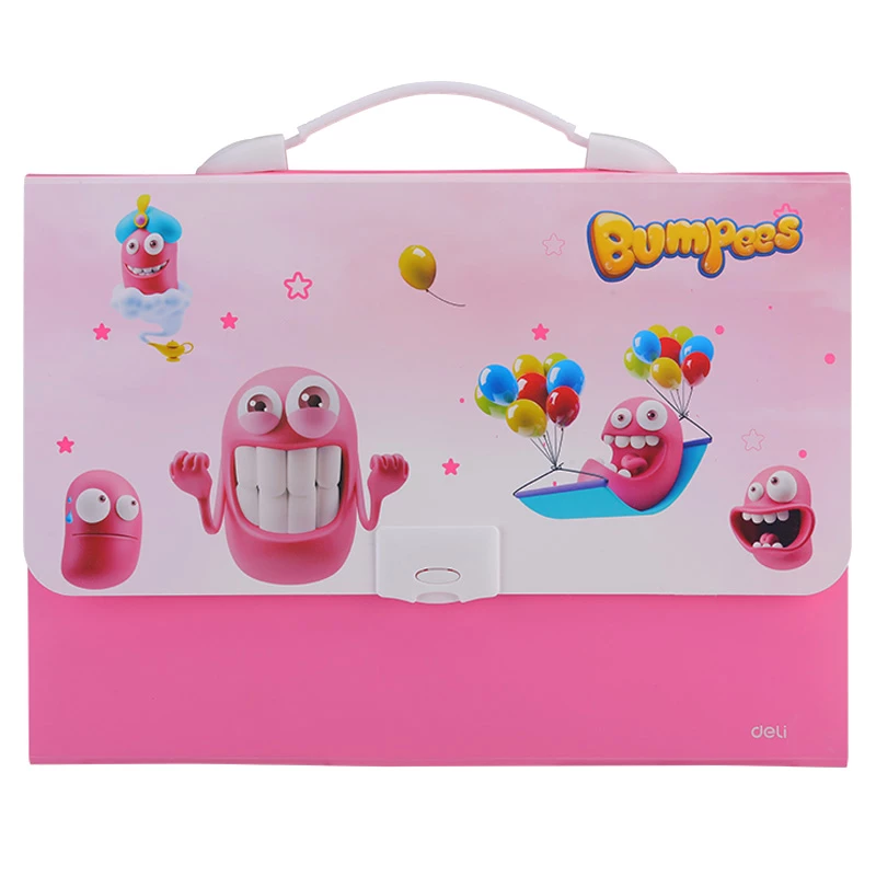 Портфель А4, 7 відділень на замку Deli EZ60102 "Bumpees" (70626) 2