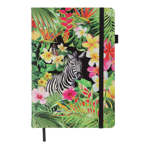 Блокнот деловой Exotic А5 96 л. чистый, черн. бумага, обл. искусственная кожа, черный, BM.295424-01 1