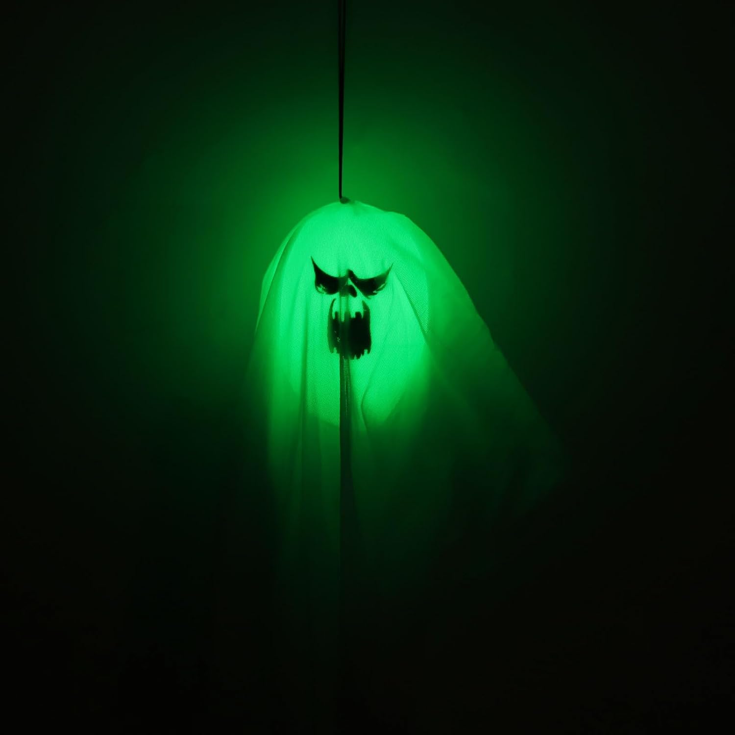 Декор Хэллоуин Светящийся Белый Призрак 65*60 см LED, IDEA12-HOL36 2