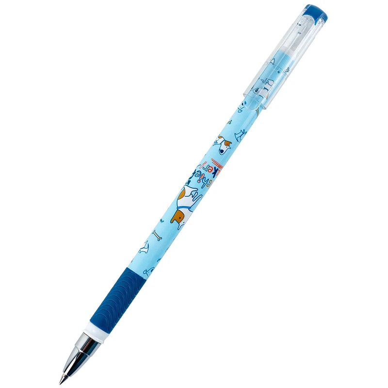 Ручка кулькова Dog, синя, K24-032-3