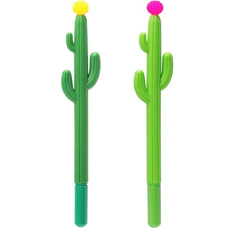 Ручка кулькова масляна "Blooming Cactus", 0,8 мм, синя, 412032 Yes