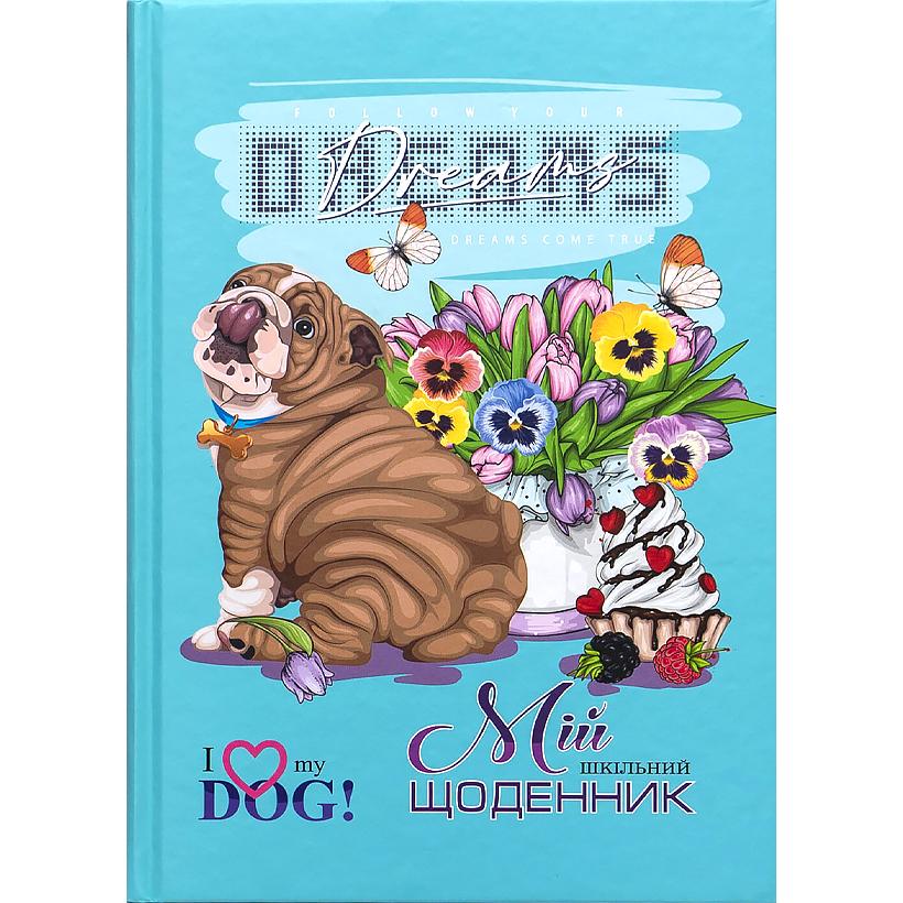 Дневник 2333 школьный, 40 л, матовая ламинация, ДН090 (0666)