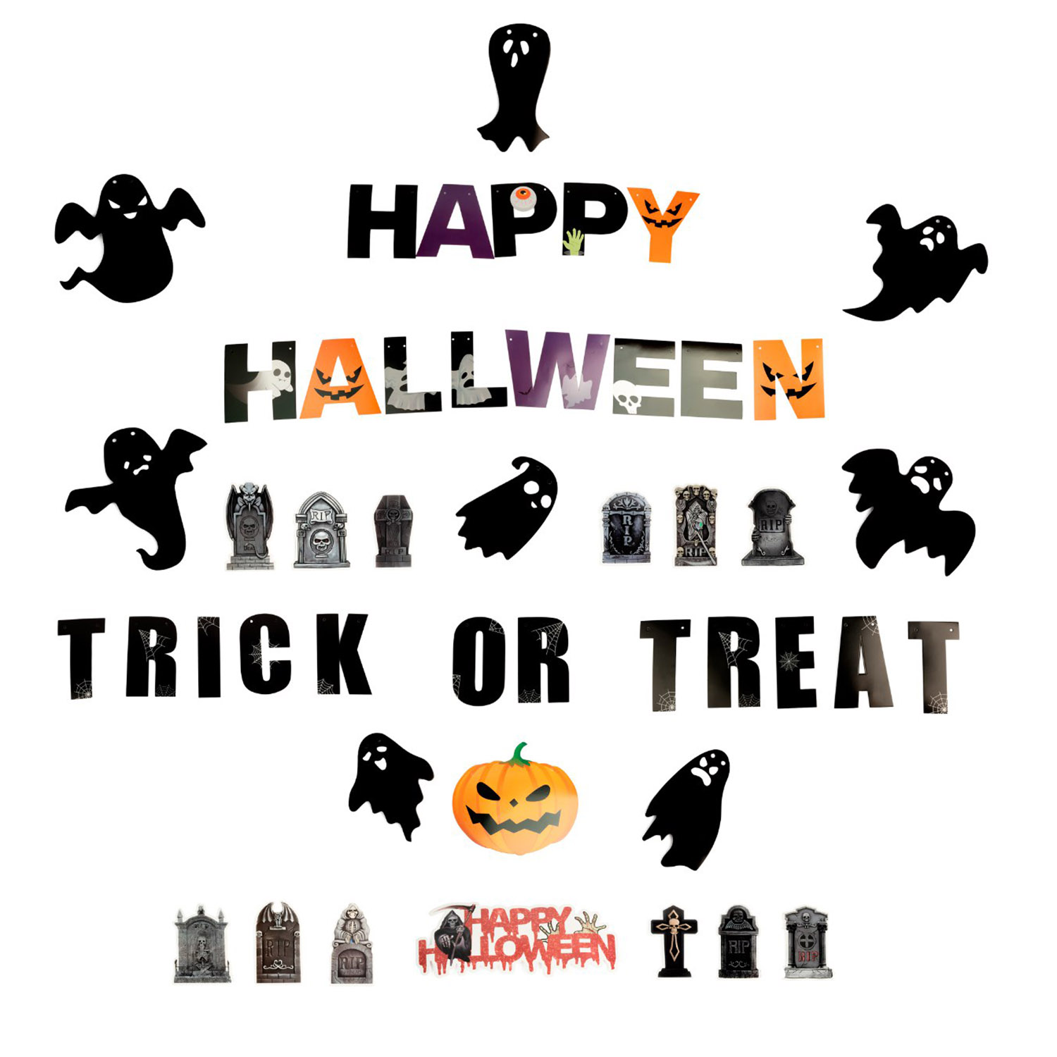 Баннер-комплект HAPPY HALLOWEEN, IDEA12-HOL1