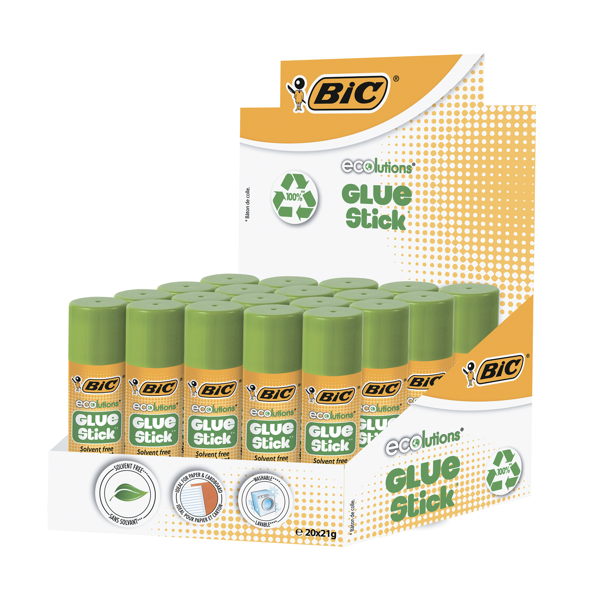 Клей-олівець 21 г, 8923451/8923452 (5983) BIC 3