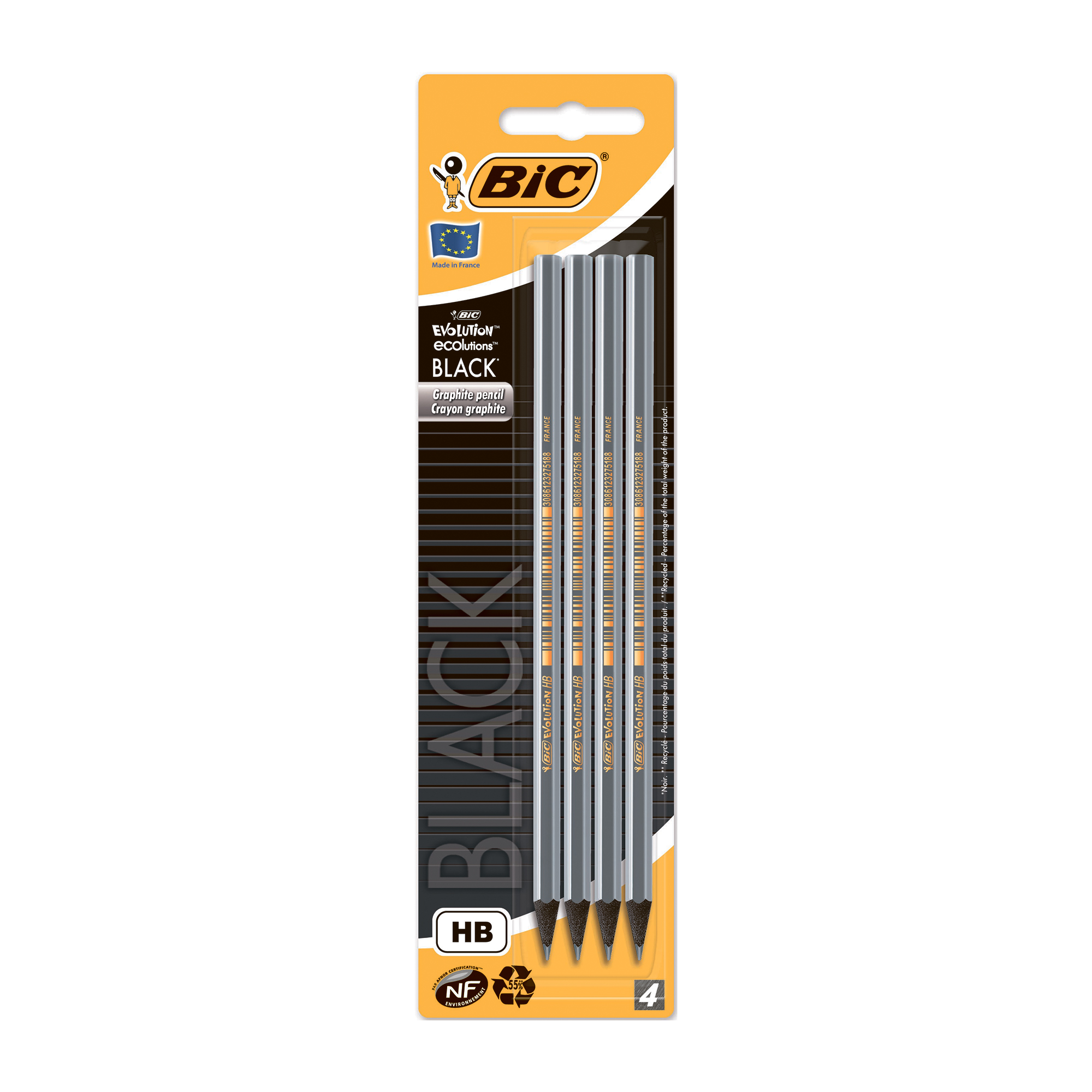 Олівець HB, чорний 650 Evolution, bc896017 BIC 1