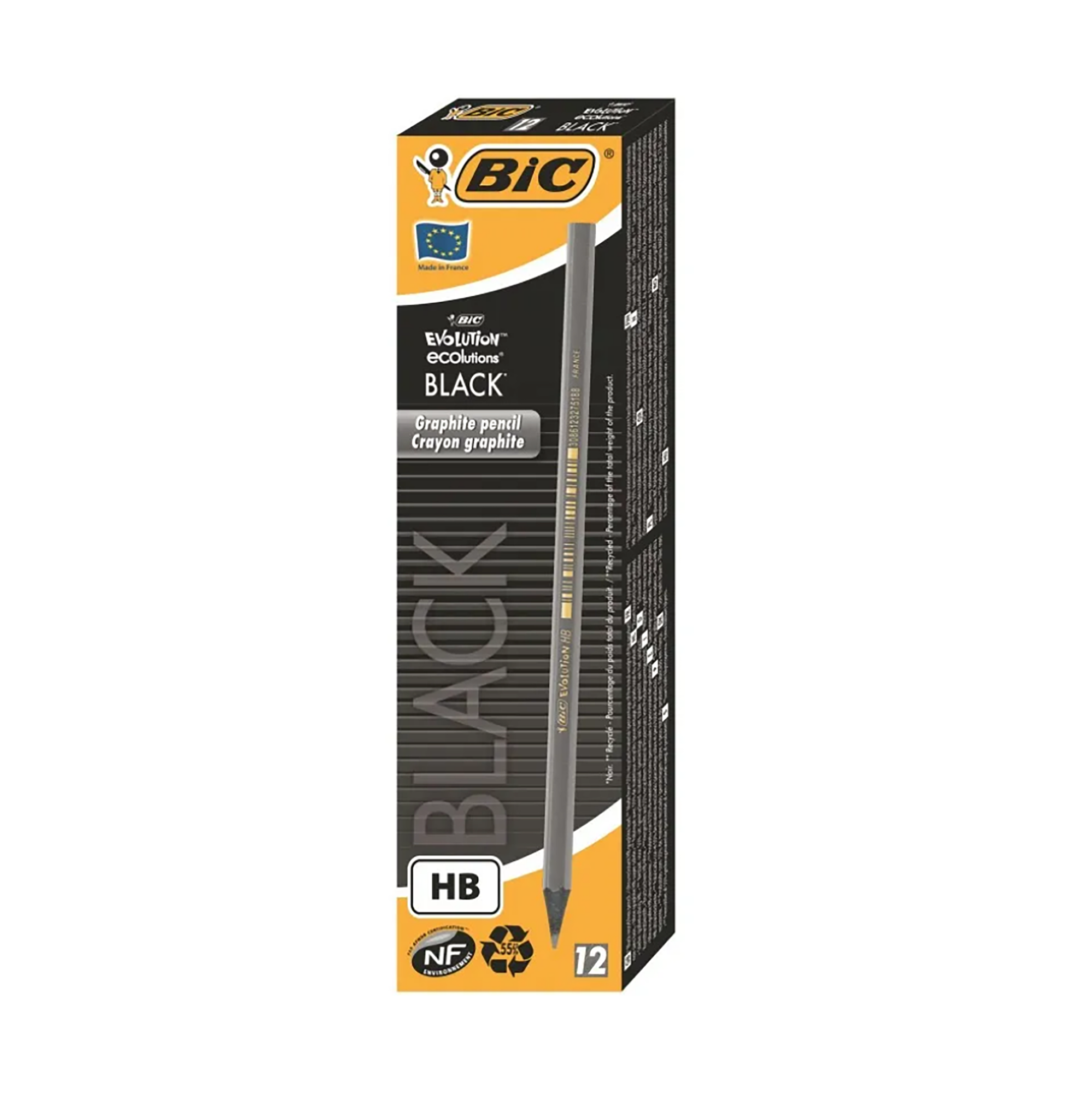 Олівець HB, чорний 650 Evolution, bc896017 BIC 2