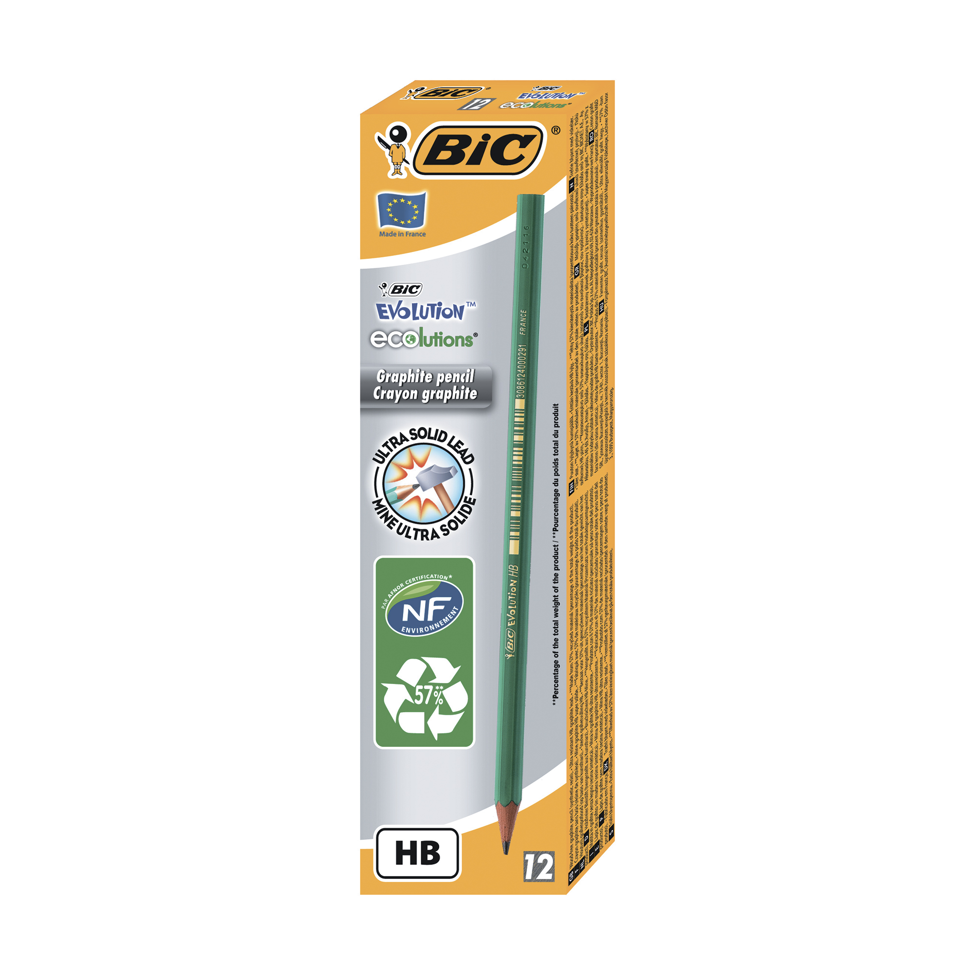 Олівець HB, зелений 650 Evolution, bc8803112 BIC 1