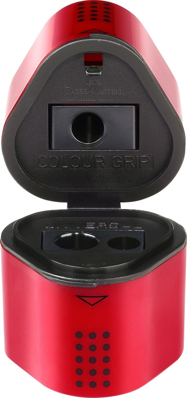 Чинка GRIP2001 кольорова, 3 отвори, 183801 Faber-Castell 2
